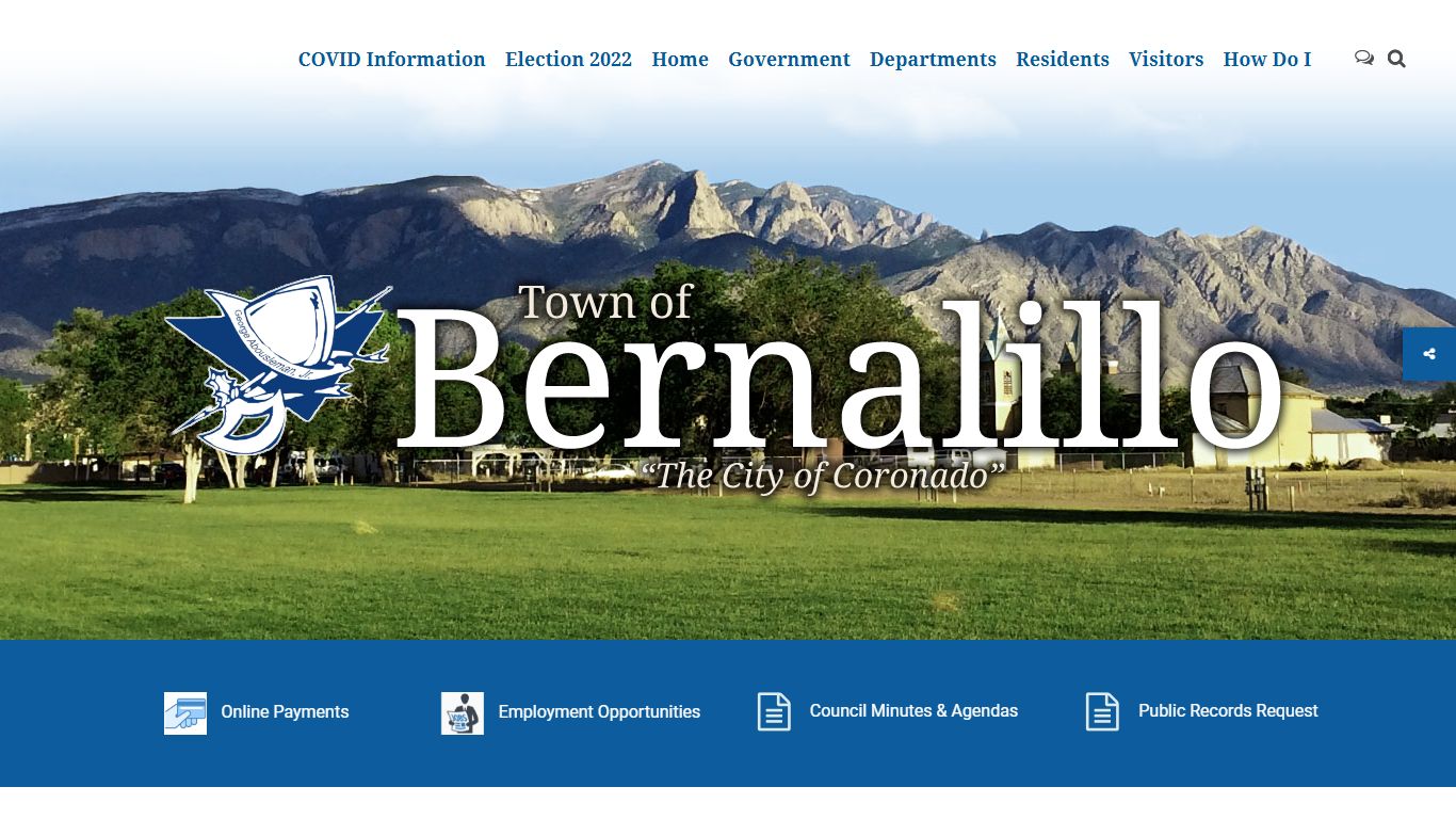 Welcome to Town of Bernalillo